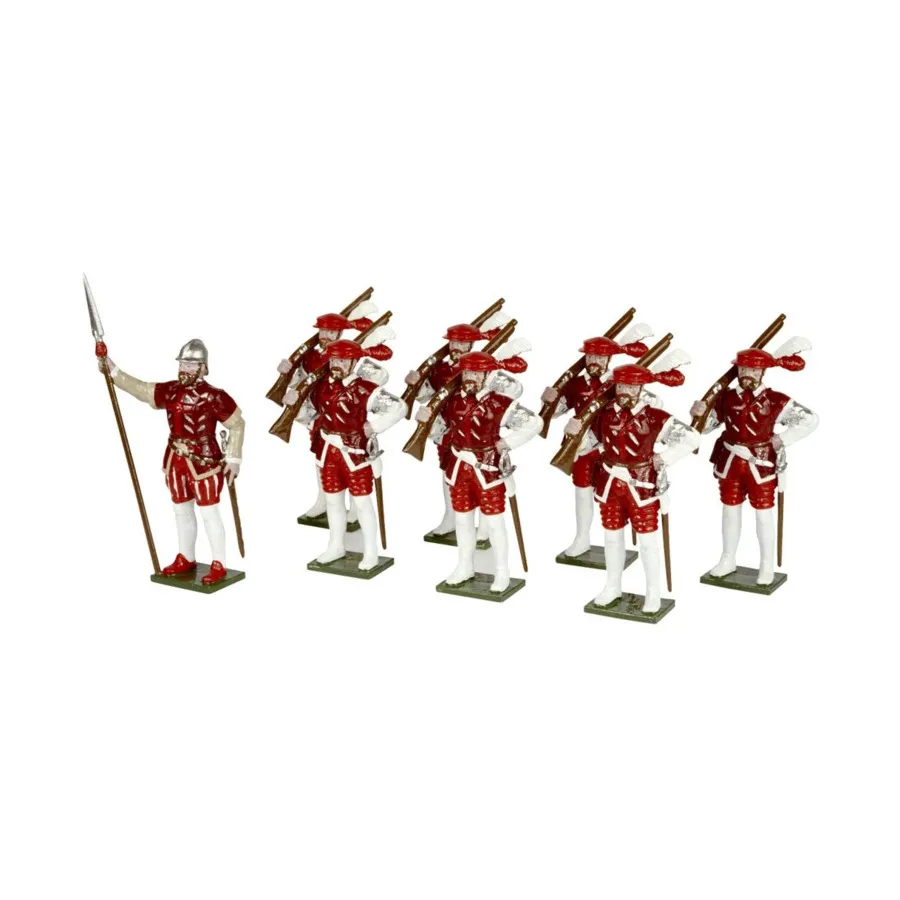 Армия Генриха VIII – аркебузиры, Historical Miniatures (Tradition of London) (54mm)
Армия Генриха VIII – аркебузиры, Historical Miniatures (Tradition of London) (54mm)
