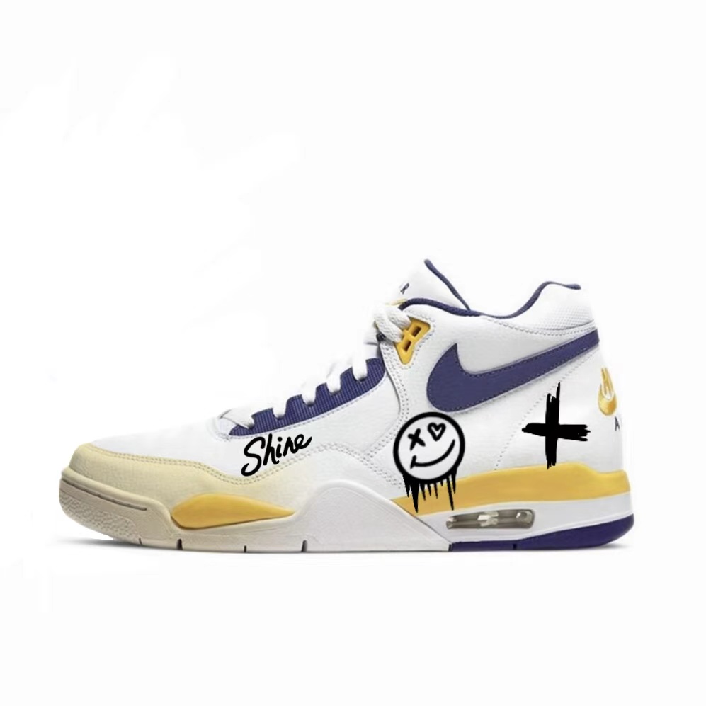 Nike Кроссовки Flight Legacy Mid Top Vintage для мужчин, белый, желтый, синий
Nike Кроссовки Flight Legacy Mid Top Vintage для мужчин, белый, желтый, синий