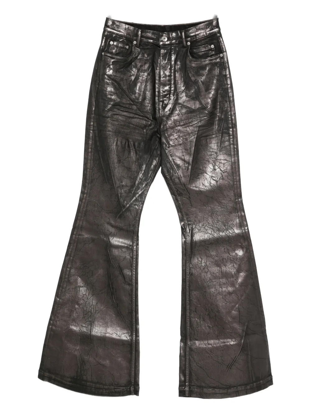 Джинсы-клеш с эффектом растрескивания Rick Owens DRKSHDW, коричневый
Джинсы-клеш с эффектом растрескивания Rick Owens DRKSHDW, коричневый