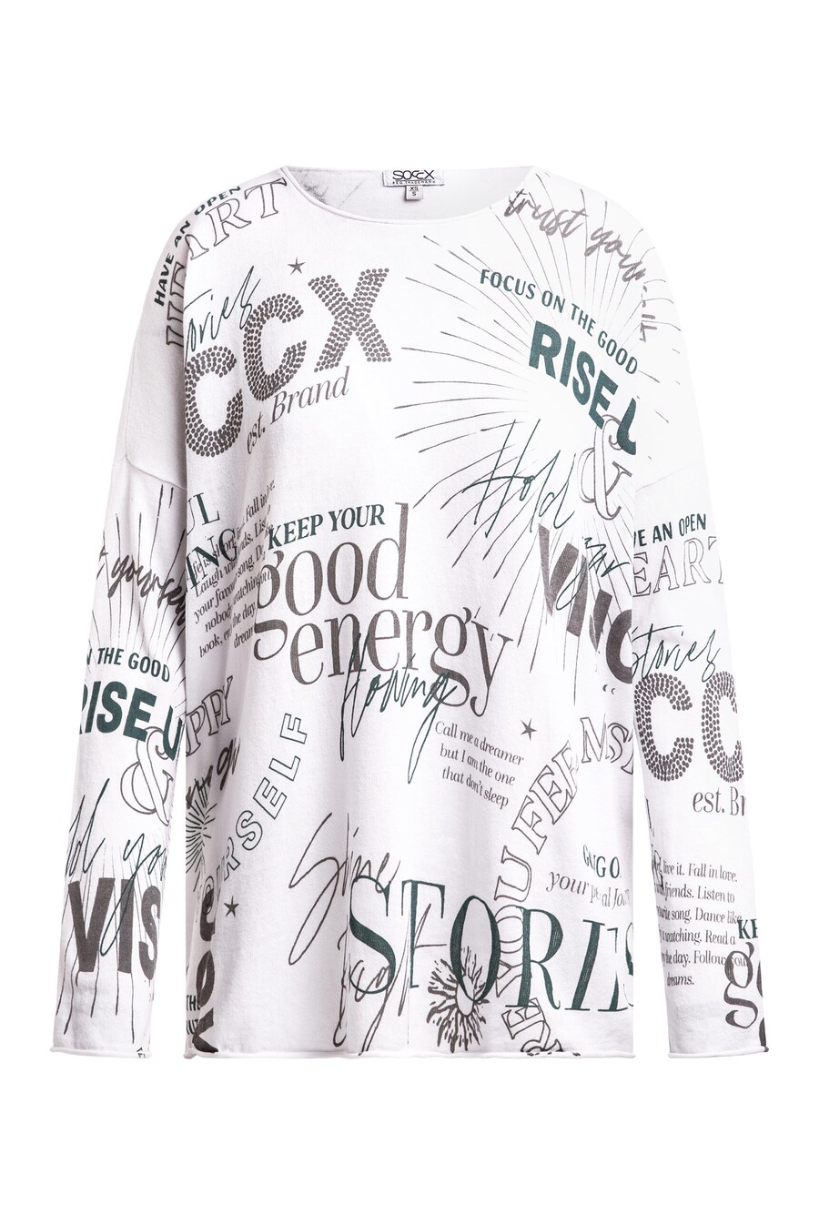 Большой свитер Soccx, белый
Большой свитер Soccx, белый