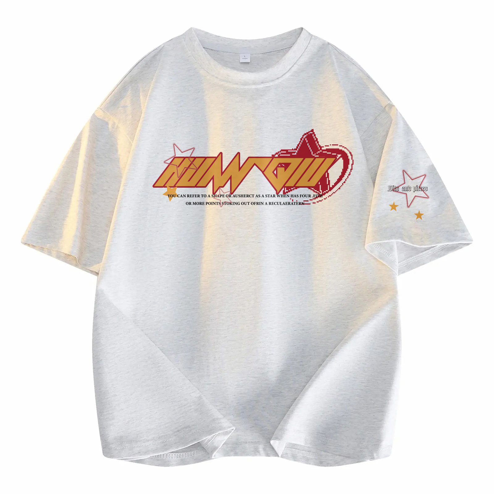 Футболка Unisex Crew Neck Moderate Heavyweight HUANQIU, белый heather серый
Футболка Unisex Crew Neck Moderate Heavyweight HUANQIU, белый heather серый