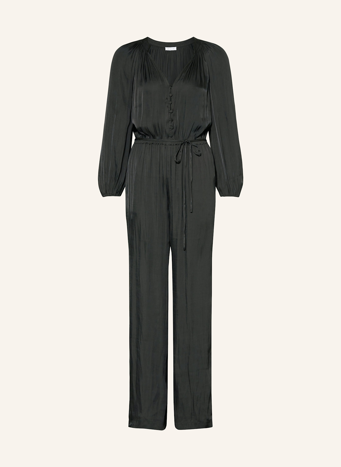 Атласный комбинезон Mrs & Hugs, черный
Атласный комбинезон Mrs & Hugs, черный