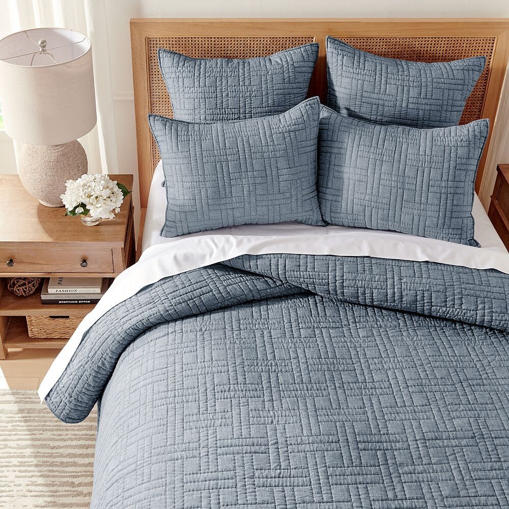 Levtex Home Комплект одеял с натуральной меланжевой строчкой или комплект европейского лоскута, цвет Beige Khaki
Levtex Home Комплект одеял с натуральной меланжевой строчкой или комплект европейского лоскута, цвет Beige Khaki