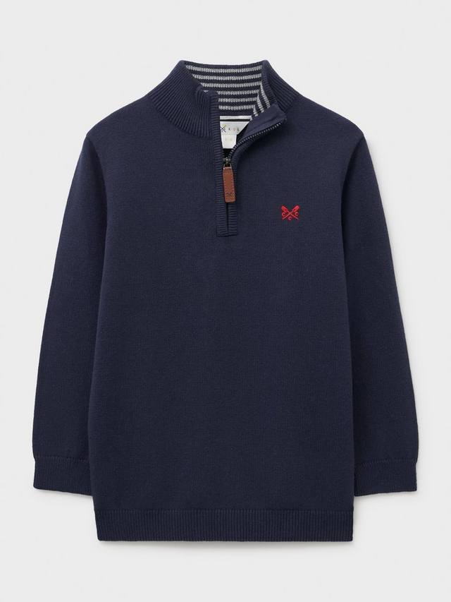 Детский хлопковый джемпер с молнией Crew Clothing, Navy Blue
Детский хлопковый джемпер с молнией Crew Clothing, Navy Blue