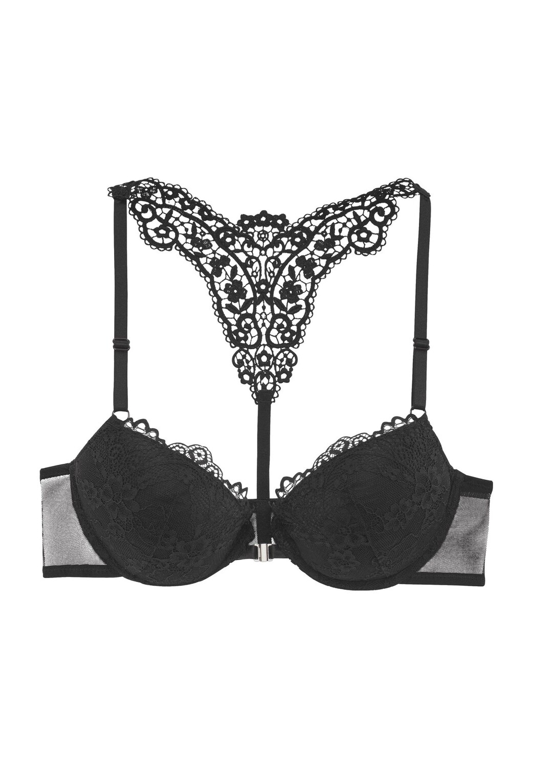 Женский кружевной бюстгальтер Melissa C с чашечками пуш-ап крючком LASCANA, черный
Женский кружевной бюстгальтер Melissa C с чашечками пуш-ап крючком LASCANA, черный