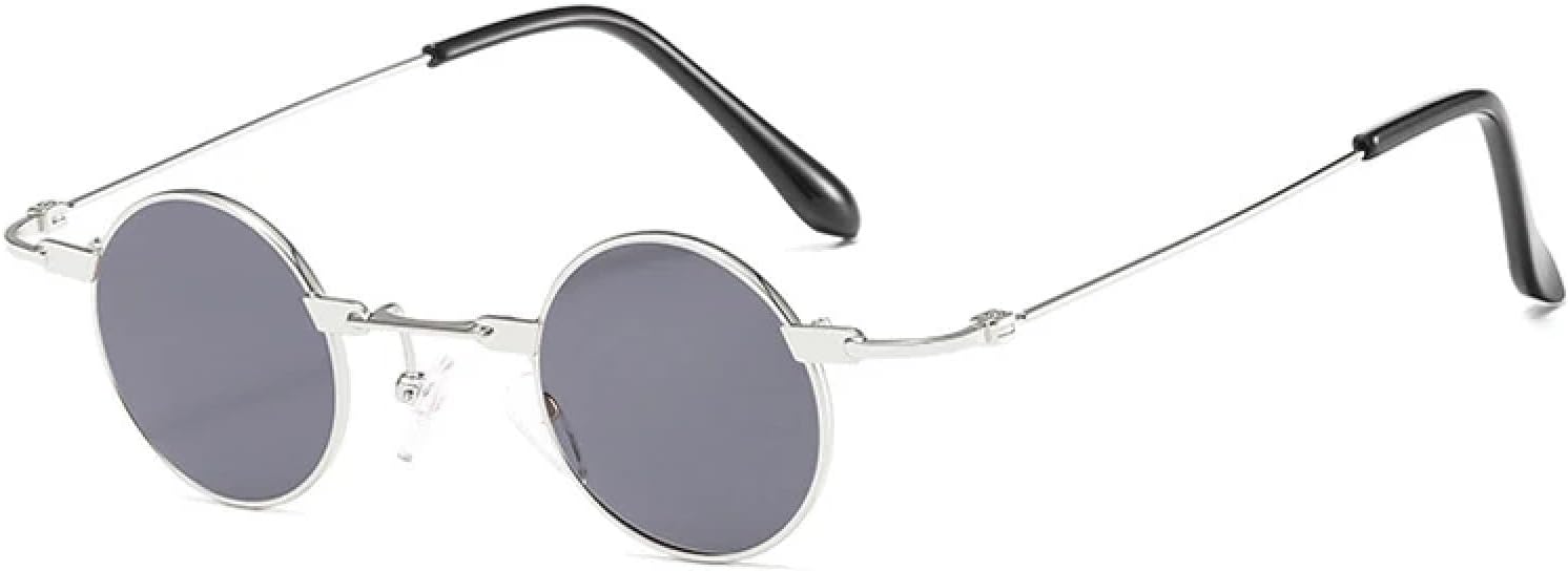 Солнцезащитные очки с защитой от УФ-излучения UV400 | Панк, маленькие, круглые, в металлической оправе | Для женщин и мужчин, для занятий спортом на открытом воздухе и вождения DSVIGF, C6 Silver-grey
Солнцезащитные очки с защитой от УФ-излучения UV400 | Панк, маленькие, круглые, в металлической оправе | Для женщин и мужчин, для занятий спортом на открытом воздухе и вождения DSVIGF, C6 Silver-grey