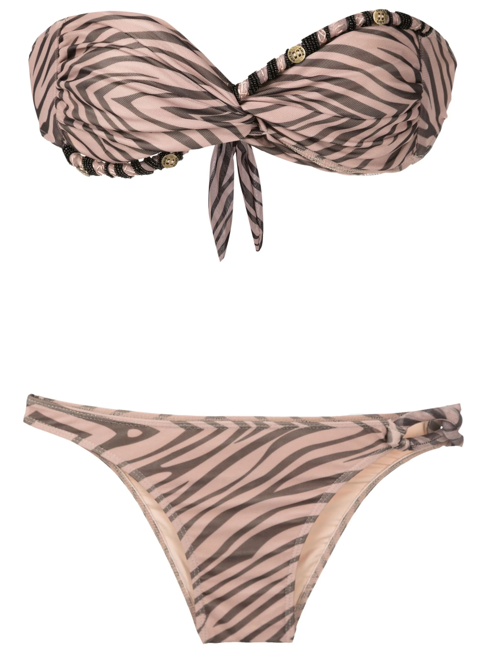 Бикини с зебровым узором Amir Slama, коричневый
Бикини с зебровым узором Amir Slama, коричневый