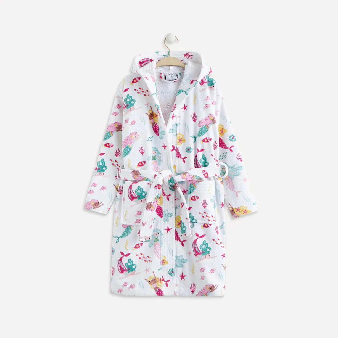 Детский хлопковый халат 360 гр/м2 Mermaids Basics El Corte Inglés, розовый
Детский хлопковый халат 360 гр/м2 Mermaids Basics El Corte Inglés, розовый
