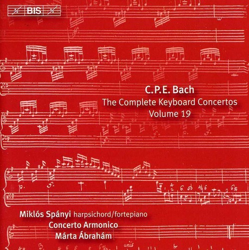 CD диск Bach, C.P.E. / Spanyi / Concerto Armonico Budapest: Keyboard Concertos 19
CD диск Bach, C.P.E. / Spanyi / Concerto Armonico Budapest: Keyboard Concertos 19