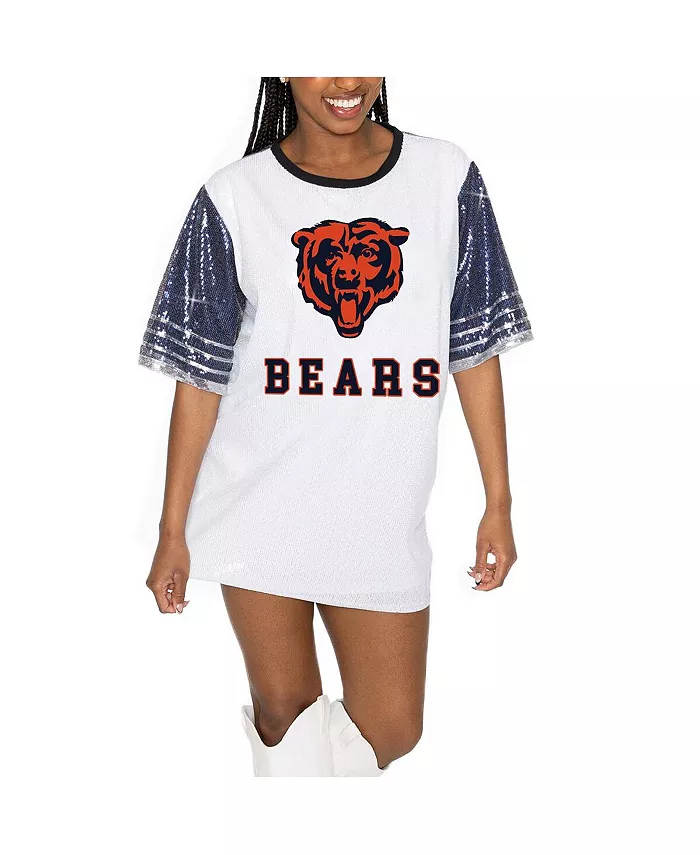 Женское белое/темно-синее трикотажное платье Chicago Bears Bling It с пайетками Gameday Couture
Женское белое/темно-синее трикотажное платье Chicago Bears Bling It с пайетками Gameday Couture