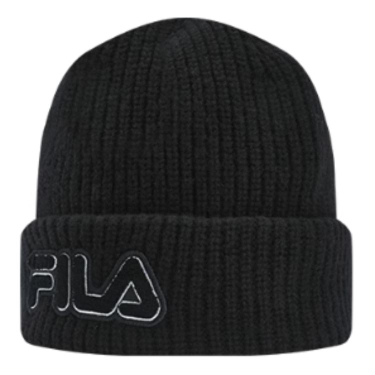 FILA Шерстяная вязаная шапка унисекс черная, Black
FILA Шерстяная вязаная шапка унисекс черная, Black