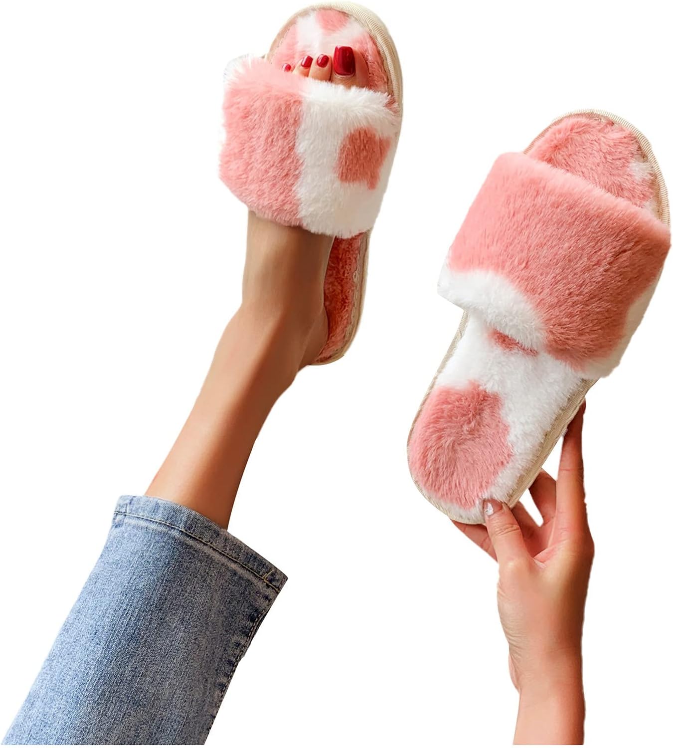 Теплые тапочки KRIDDR для мужчин и женщин, мягкие и удобные домашние хлопковые сандалии, осень-зима, плюшевые, с нескользящей подошвой, розовый
Теплые тапочки KRIDDR для мужчин и женщин, мягкие и удобные домашние хлопковые сандалии, осень-зима, плюшевые, с нескользящей подошвой, розовый