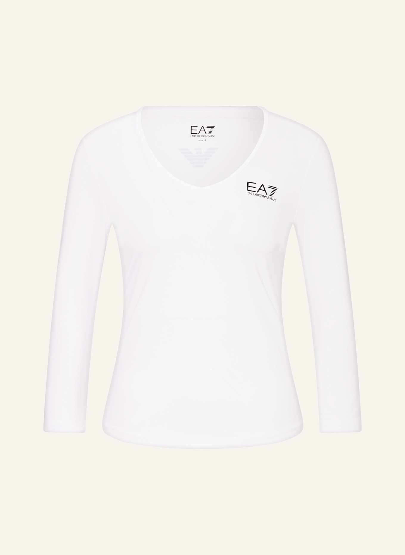 Рубашка с длинными рукавами Ea7 Emporio Armani, белый 
Рубашка с длинными рукавами Ea7 Emporio Armani, белый