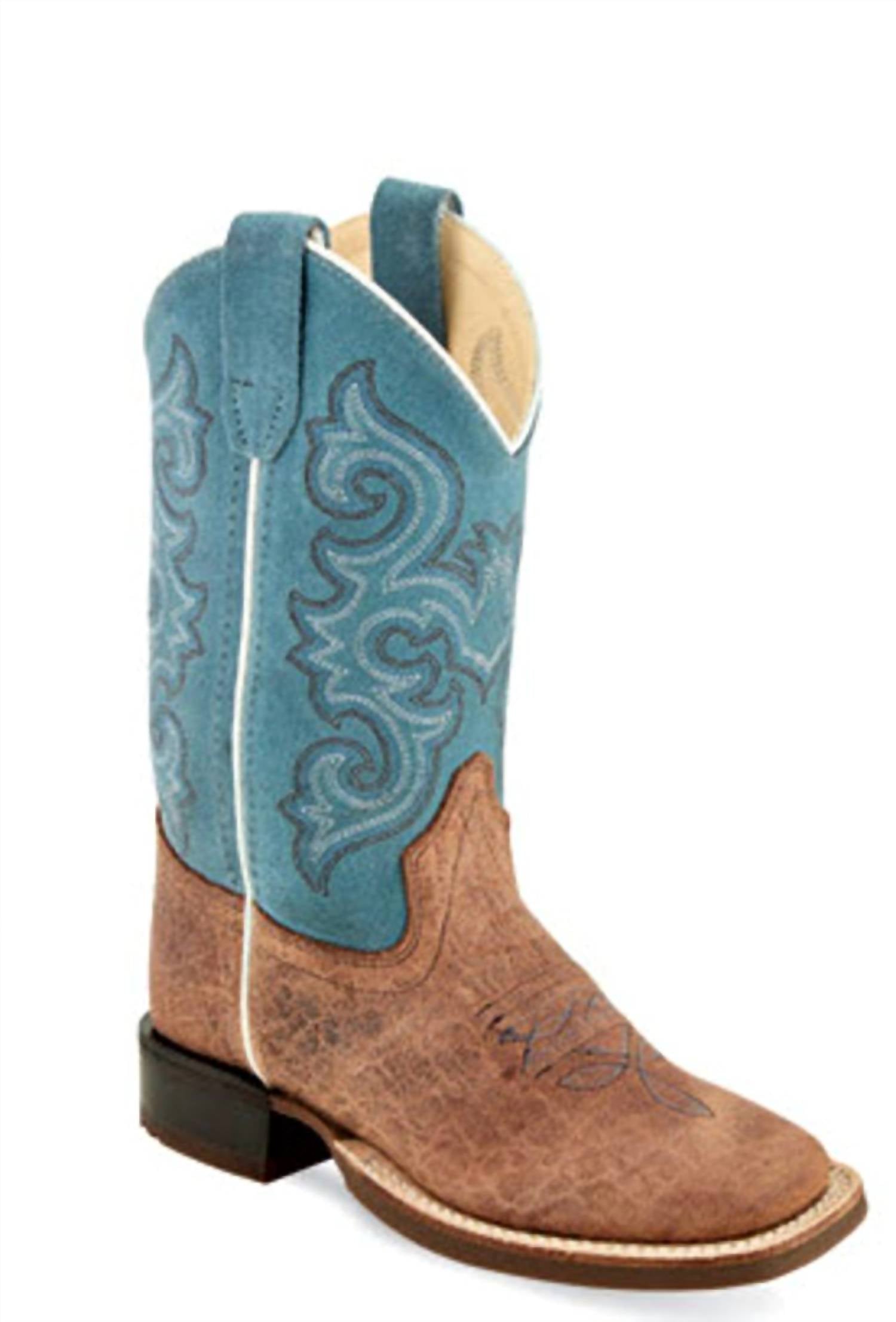 Детские широкие ботинки в цвете хаки/синий Old West
Детские широкие ботинки в цвете хаки/синий Old West