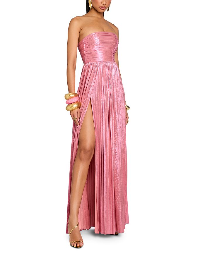 Севен плиссированное макси-платье с разрезом сбоку Retrofete, розовый
Севен плиссированное макси-платье с разрезом сбоку Retrofete, розовый