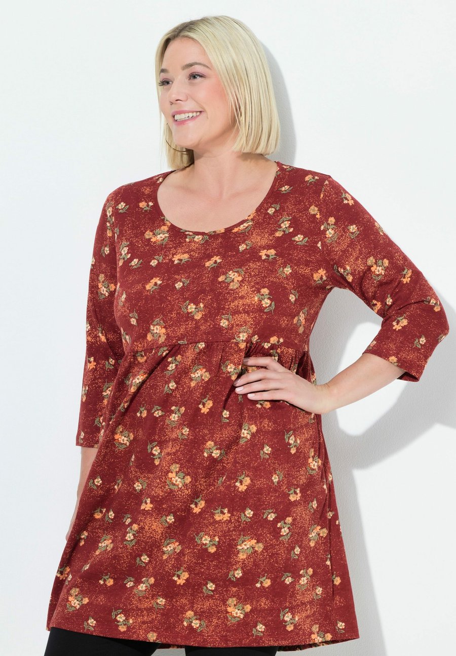Топ Ulla Popken A-LINIE RUNDHALS 3/4-ARM, Amber/Brown
Топ Ulla Popken A-LINIE RUNDHALS 3/4-ARM, Amber/Brown
