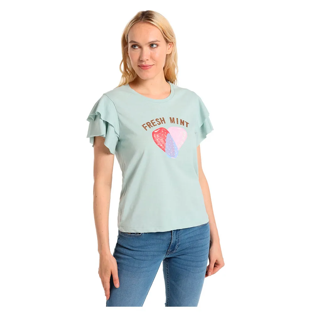 Футболка с коротким рукавом Lois Jeans 10930, зеленый
Футболка с коротким рукавом Lois Jeans 10930, зеленый