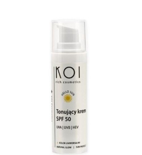 KOI Cosmetics, Тонирующий крем с фильтром SPF50, 30мл
KOI Cosmetics, Тонирующий крем с фильтром SPF50, 30мл