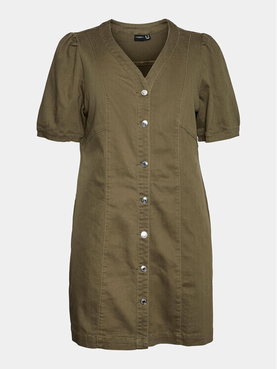 Платье на каждый день, стандартного кроя Vero Moda Curve, зеленый
Платье на каждый день, стандартного кроя Vero Moda Curve, зеленый