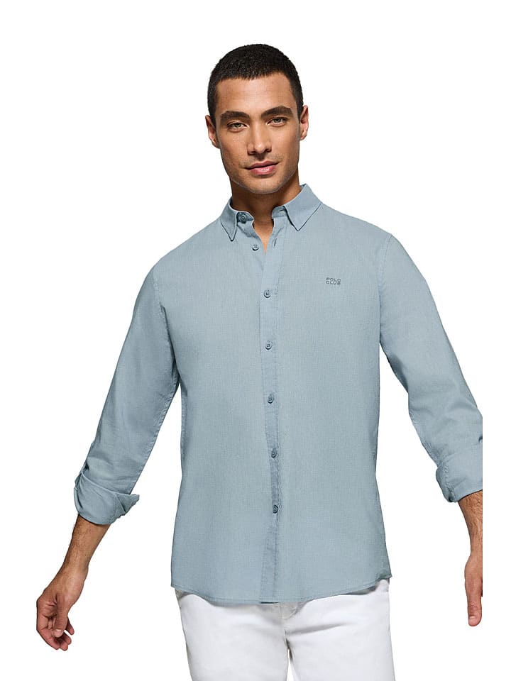 Рубашка прямого кроя светло-голубого цвета Polo Club
Рубашка прямого кроя светло-голубого цвета Polo Club