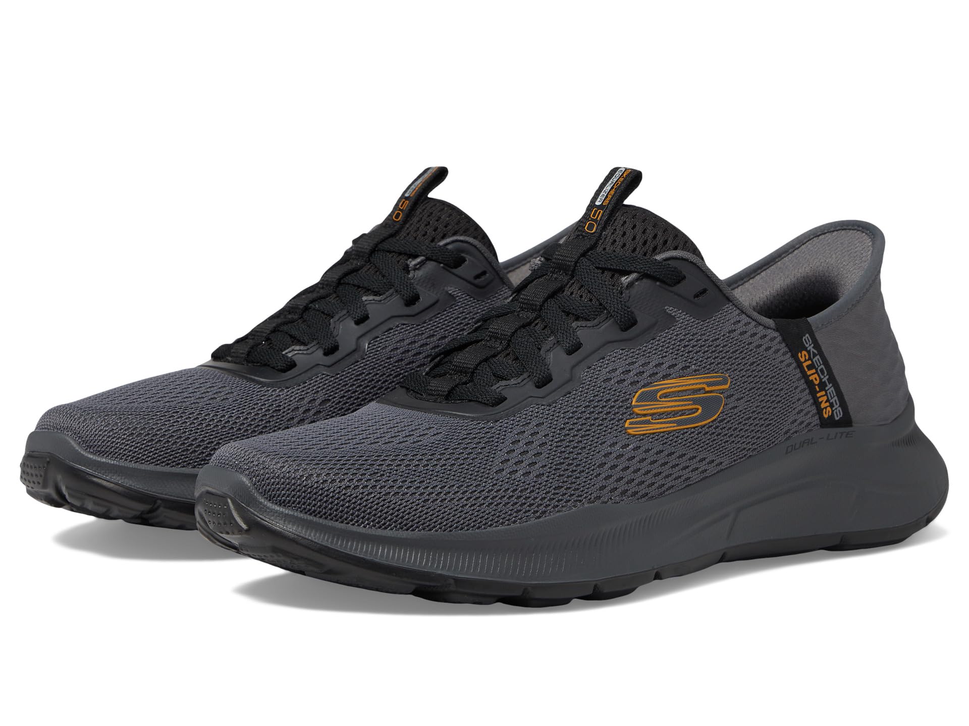 Кроссовки SKECHERS Equalizer 5.0 Hands Free Slip-Ins, Charcoal/Orange 
Кроссовки SKECHERS Equalizer 5.0 Hands Free Slip-Ins, Charcoal/Orange