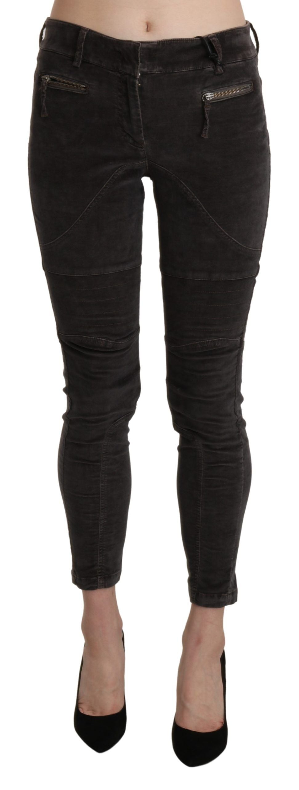 Ermanno Scervino Бархатные укороченные хлопковые женские брюки-капри, коричневый
Ermanno Scervino Бархатные укороченные хлопковые женские брюки-капри, коричневый