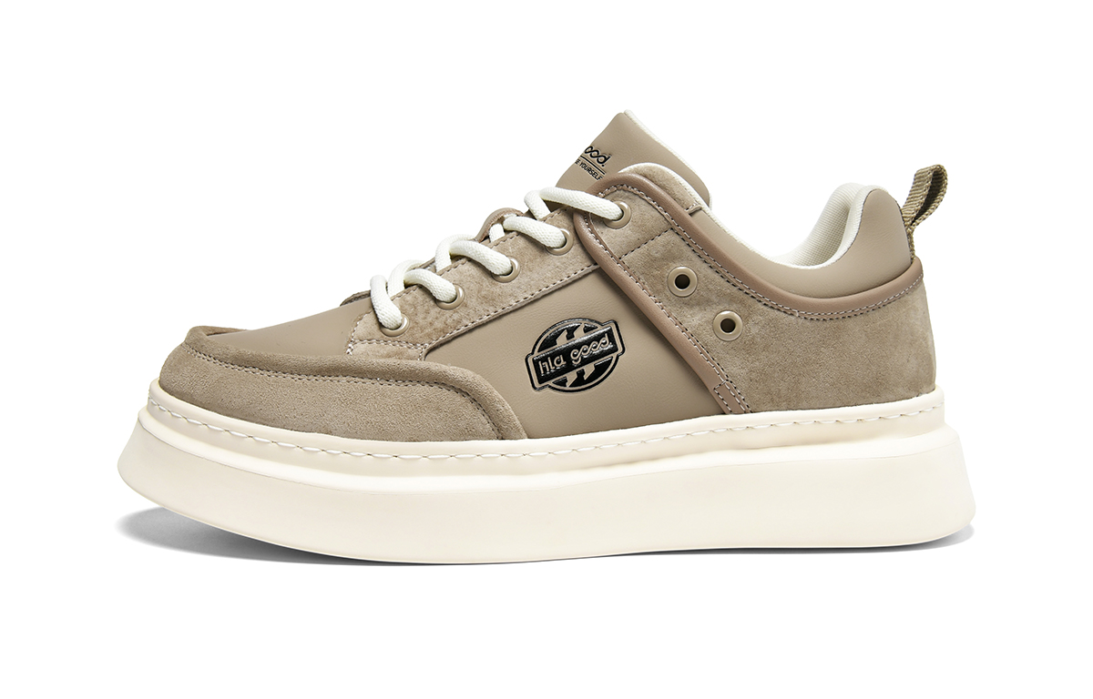 Низкие кроссовки для скейтбординга с противоскользящей амортизацией для мужчин HLA, Khaki
Низкие кроссовки для скейтбординга с противоскользящей амортизацией для мужчин HLA, Khaki