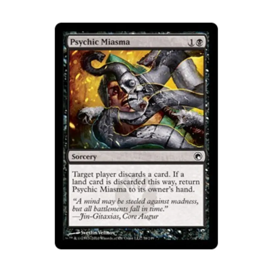 CCG Психические миазмы (С) (Фольга), MTG - Scars of Mirrodin
CCG Психические миазмы (С) (Фольга), MTG - Scars of Mirrodin