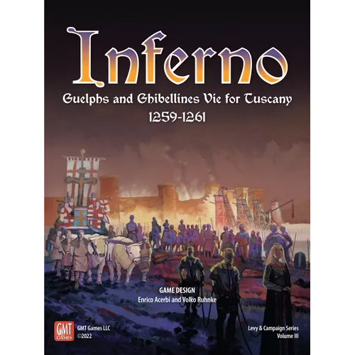 Настольная игра GMT Games Inferno: Guelphs & Ghibellines Vie for Tuscany, 1259-1261
Настольная игра GMT Games Inferno: Guelphs & Ghibellines Vie for Tuscany, 1259-1261