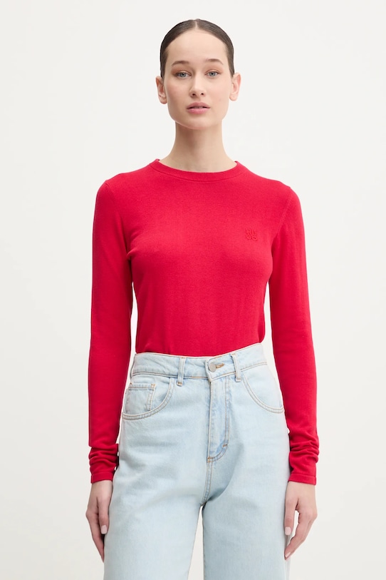 Хлопковый свитер Hugo, красный
Хлопковый свитер Hugo, красный