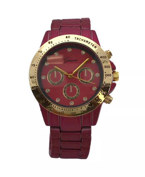 Женские часы с тремя циферблатами из цельного металла цвета фуксии Olivia Pratt, fuchsia
Женские часы с тремя циферблатами из цельного металла цвета фуксии Olivia Pratt, fuchsia