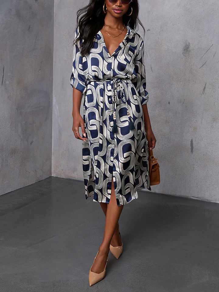 Платье до колена LA Angels, темно-синий/белый
Платье до колена LA Angels, темно-синий/белый