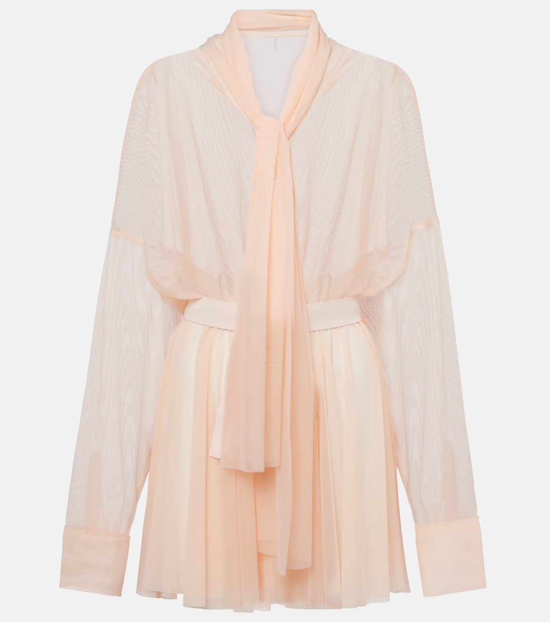 Шифоновое мини-платье с галстуком Norma Kamali, Baby
Шифоновое мини-платье с галстуком Norma Kamali, Baby