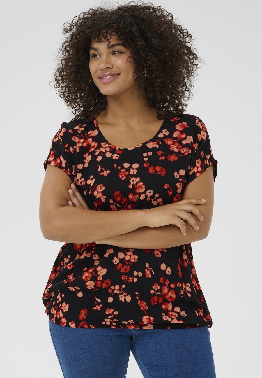 Блуза Kaffe Curve AMI STANLEY, Red Flower/Black
Блуза Kaffe Curve AMI STANLEY, Red Flower/Black