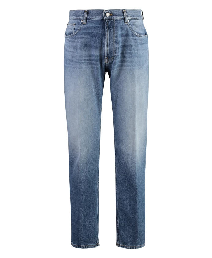 Джинсы прямого кроя с контрастной строчкой. Dondup, синий
Джинсы прямого кроя с контрастной строчкой. Dondup, синий