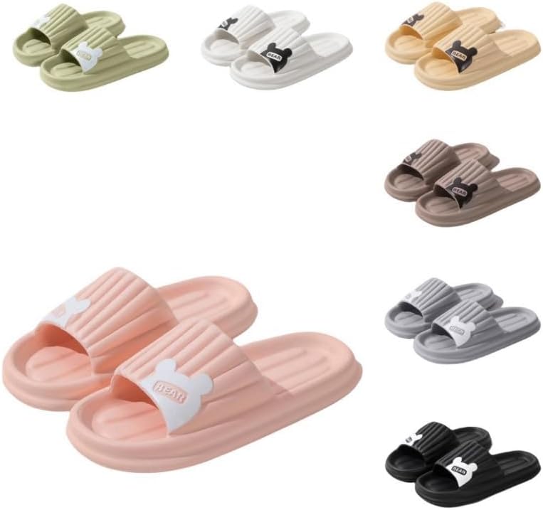 Милые тапочки с медведем для женщин и мужчин, комфортные облачные слайдеры для дома и улицы, креативный дизайн, толстая подошва, мягкий отскок Albiva, розовый
Милые тапочки с медведем для женщин и мужчин, комфортные облачные слайдеры для дома и улицы, креативный дизайн, толстая подошва, мягкий отскок Albiva, розовый