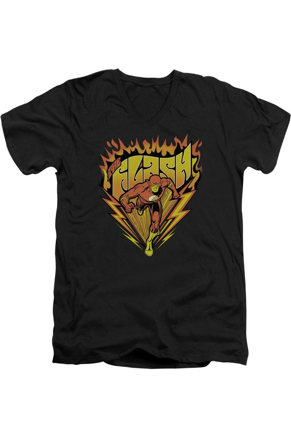 Футболка DC Comics Flash Blazing Speed с коротким рукавом и V-образным вырезом для взрослых из хлопка премиум-класса Gildan, черный
Футболка DC Comics Flash Blazing Speed с коротким рукавом и V-образным вырезом для взрослых из хлопка премиум-класса Gildan, черный