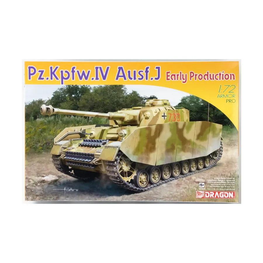 Pz.Kpfw.IV Ausf.J (раннее производство), Dragon Models - Armor Pro Series (1:72)
Pz.Kpfw.IV Ausf.J (раннее производство), Dragon Models - Armor Pro Series (1:72)