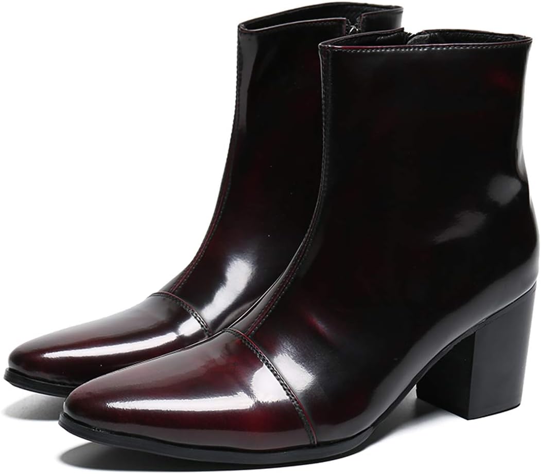 Мужские повседневные ботинки Santimon из лаковой кожи, стиль Челси с молнией сбоку, средние по голенище, красный
Мужские повседневные ботинки Santimon из лаковой кожи, стиль Челси с молнией сбоку, средние по голенище, красный