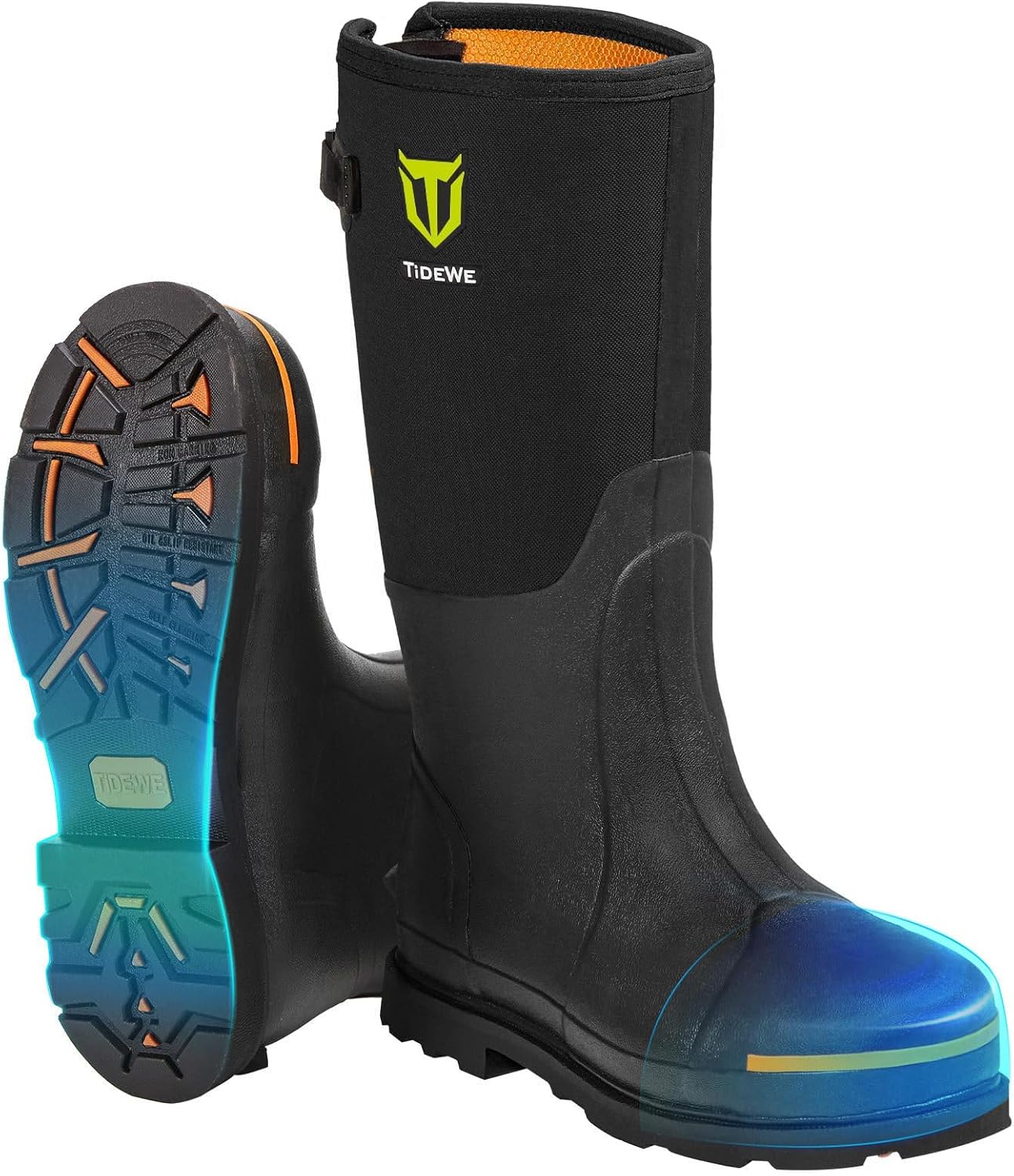 Мужские рабочие ботинки TIDEWE из резины со стальным носком и супинатором, водонепроницаемые, противоскользящие, для охоты, из неопрена толщиной 6 мм, подходят для производства, строительства, сельского хозяйства, черные, коричневые, размеры 7-1...
Мужские рабочие ботинки TIDEWE из резины со стальным носком и супинатором, водонепроницаемые, противоскользящие, для охоты, из неопрена толщиной 6 мм, подходят для производства, строительства, сельского хозяйства, черные, коричневые, размеры 7-1...