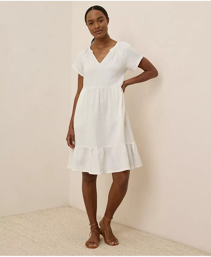 Женское платье из органического хлопка Coastal Double Gauze Breezy Pact, белый
Женское платье из органического хлопка Coastal Double Gauze Breezy Pact, белый