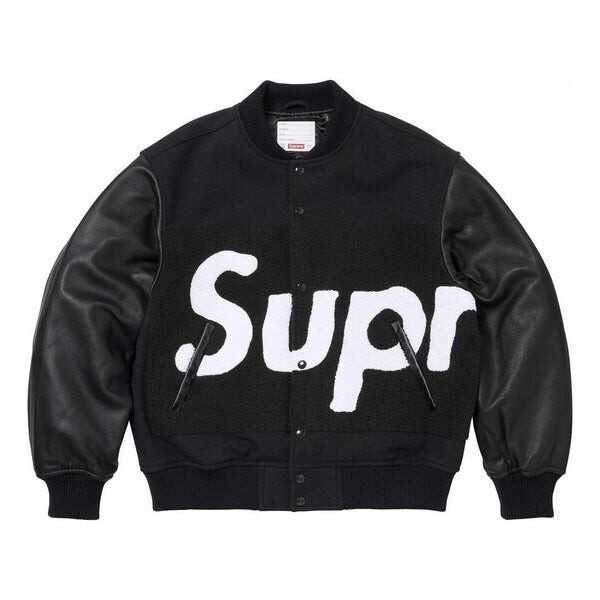 Куртка big logo chenille varsity jacket 'black whtie' Supreme, черный
Куртка big logo chenille varsity jacket 'black whtie' Supreme, черный