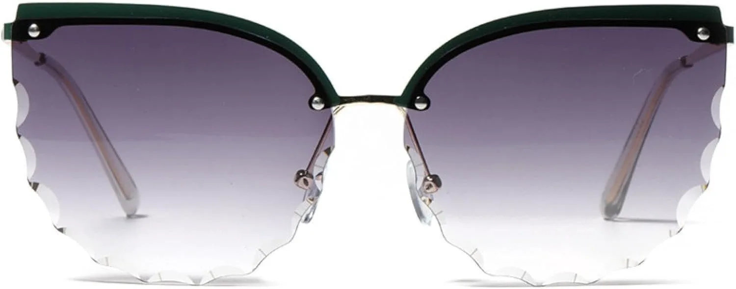 Женские солнцезащитные очки без оправы, винтажные очки с градиентным переходом, безрамочные женские очки с защитой от УФ-излучения UV400, металлические HPIRME, Pink
Женские солнцезащитные очки без оправы, винтажные очки с градиентным переходом, безрамочные женские очки с защитой от УФ-излучения UV400, металлические HPIRME, Pink