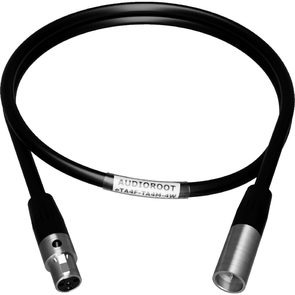 AUDIOROOT Switchcraft 4-Conductor TA4M to TA4F ETA4F-TA4M-4W
AUDIOROOT Switchcraft 4-Conductor TA4M to TA4F ETA4F-TA4M-4W