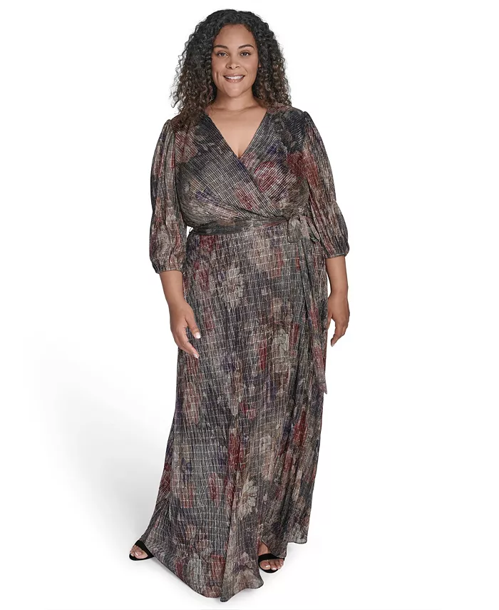 Женское платье больших размеров с боковыми складками и рукавами 3/4 Jessica Howard, черный
Женское платье больших размеров с боковыми складками и рукавами 3/4 Jessica Howard, черный