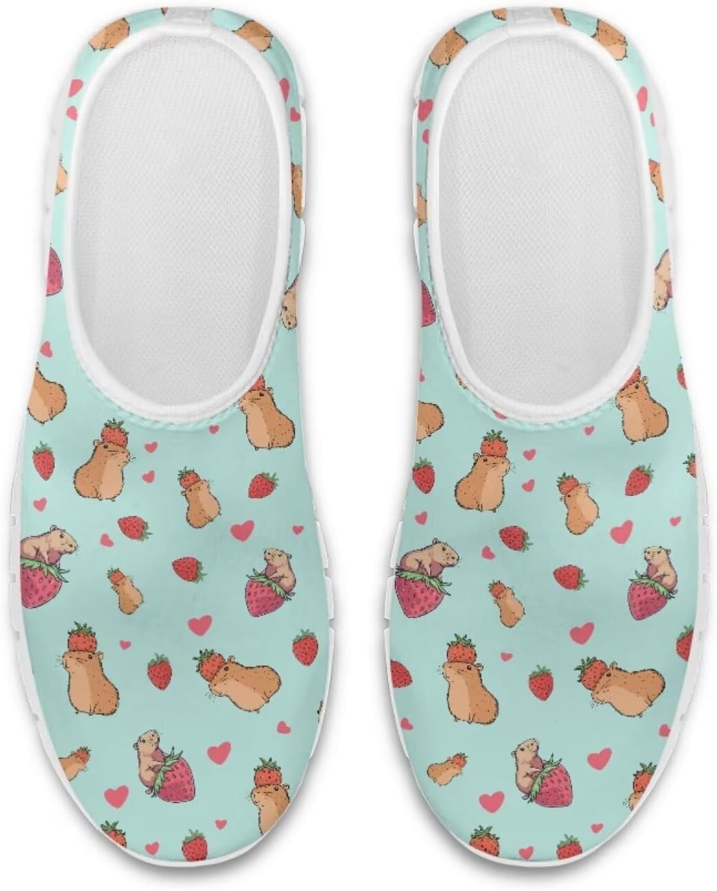 Кроссовки-челси Chaqlin Slip-On для женщин и мужчин, дорожно-беговые теннисные туфли с животным принтом, низкие дышащие сетчатые теннисные туфли Clipper, Capybara Strawberry
Кроссовки-челси Chaqlin Slip-On для женщин и мужчин, дорожно-беговые теннисные туфли с животным принтом, низкие дышащие сетчатые теннисные туфли Clipper, Capybara Strawberry