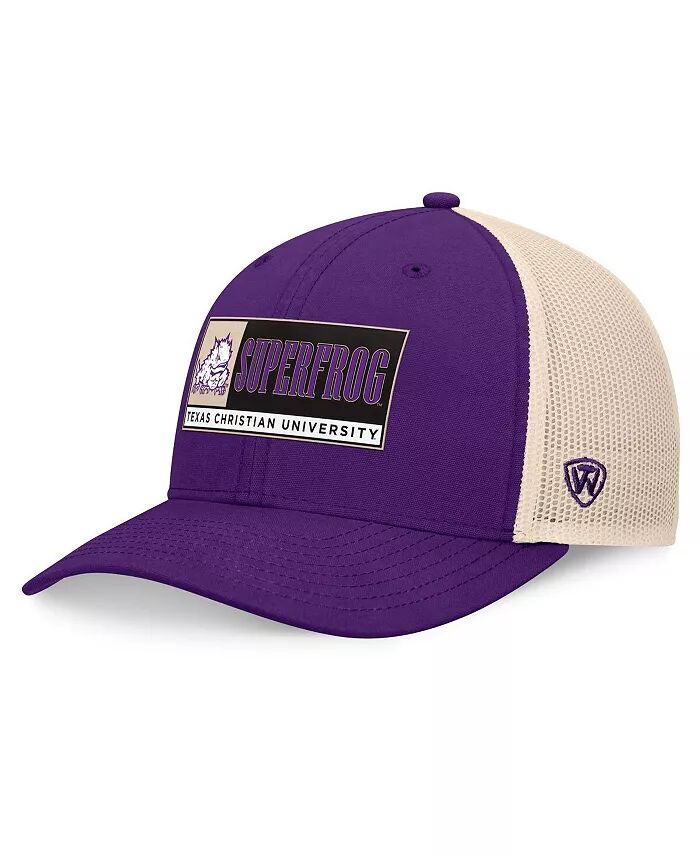 Мужская фиолетовая/натуральная TCU Horned Frogs Bennett Trucker регулируемая шляпа Top of the World
Мужская фиолетовая/натуральная TCU Horned Frogs Bennett Trucker регулируемая шляпа Top of the World