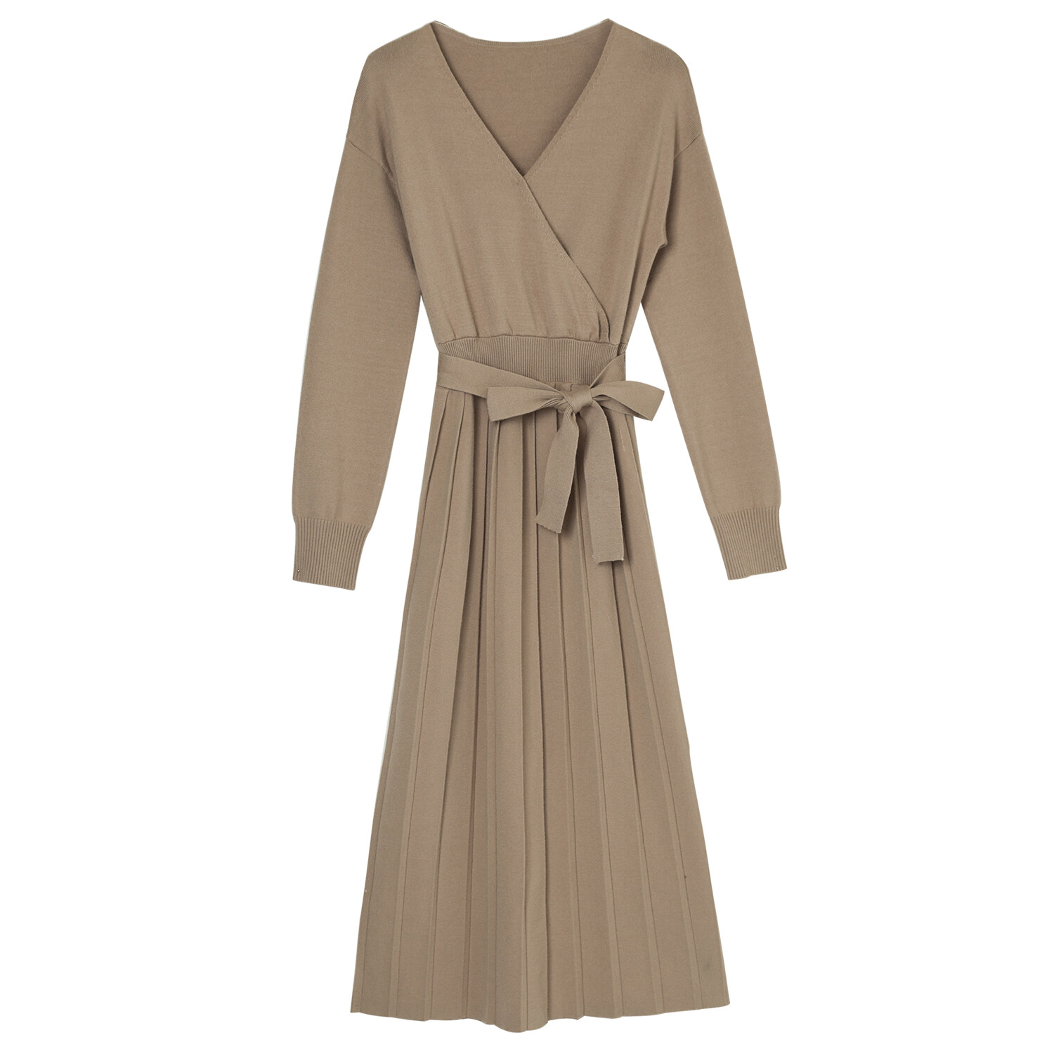 Fal's family Fstudio Женское платье с длинными рукавами, Верблюжий
Fal's family Fstudio Женское платье с длинными рукавами, Верблюжий