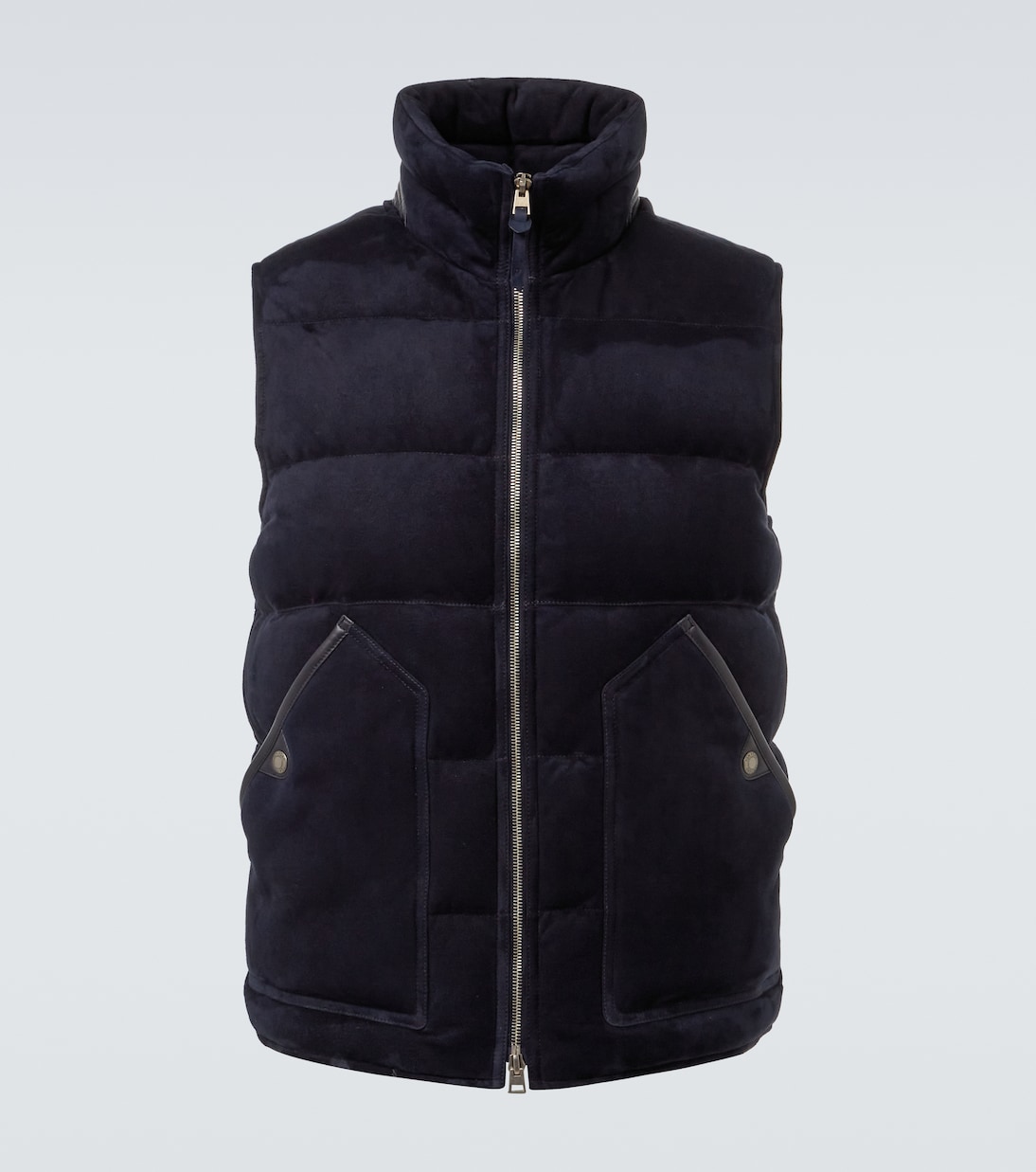 Пуховая жилетка из замши Tom Ford, Deep Indigo
Пуховая жилетка из замши Tom Ford, Deep Indigo