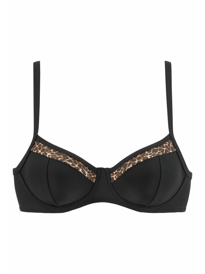 Верх бикини LASCANA, цвет schwarz/leo
Верх бикини LASCANA, цвет schwarz/leo